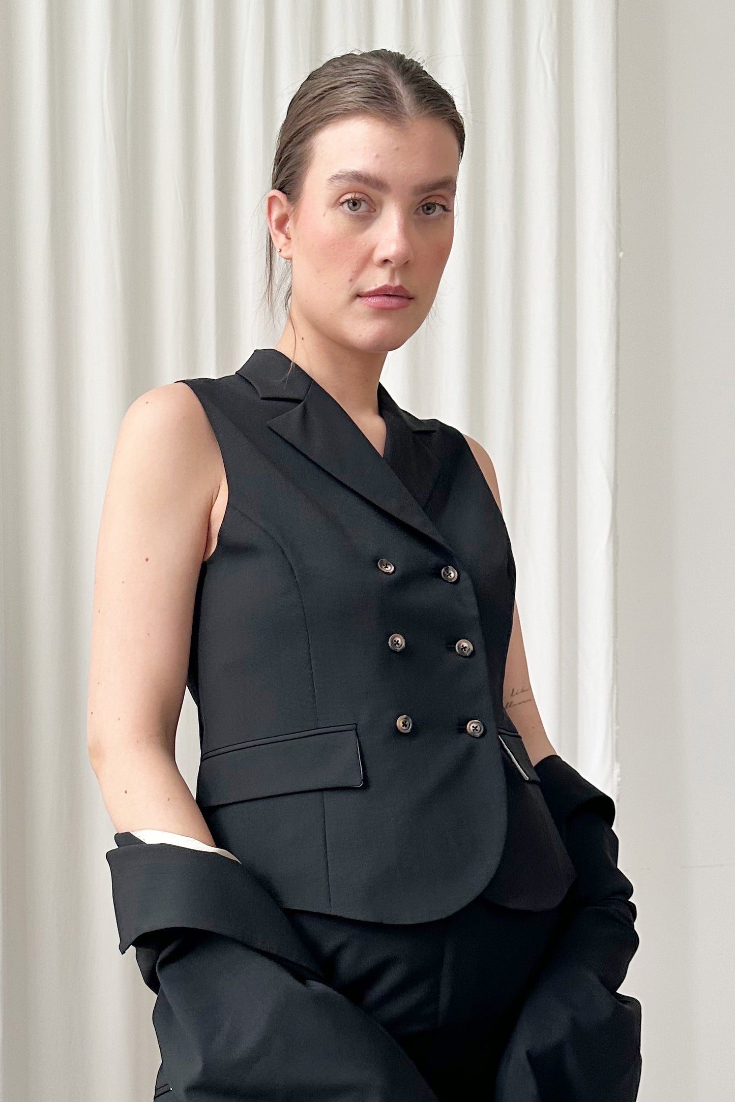 Studio Re- Sort dobbeltspent vest