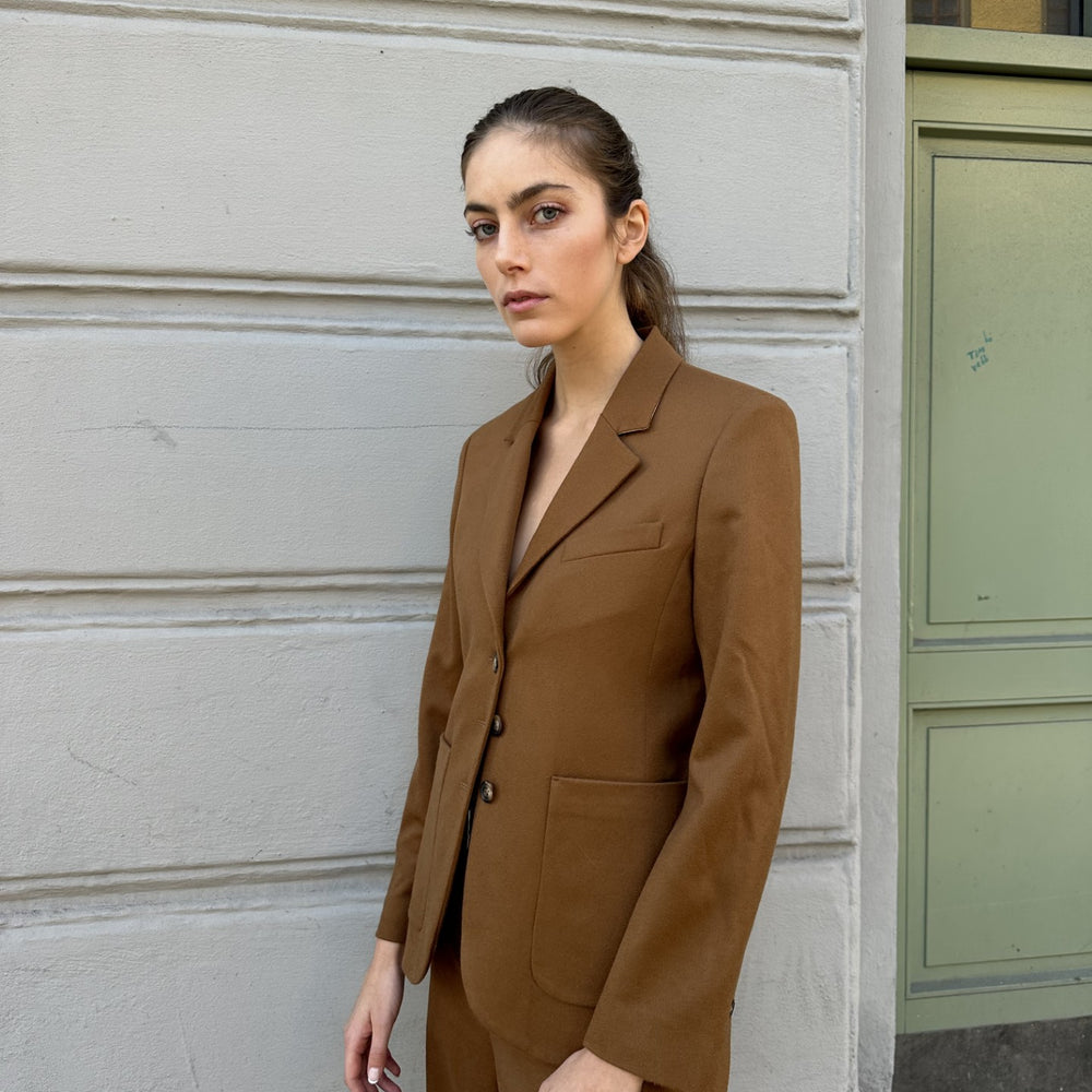 Blazer 4 Wool Camel Re-