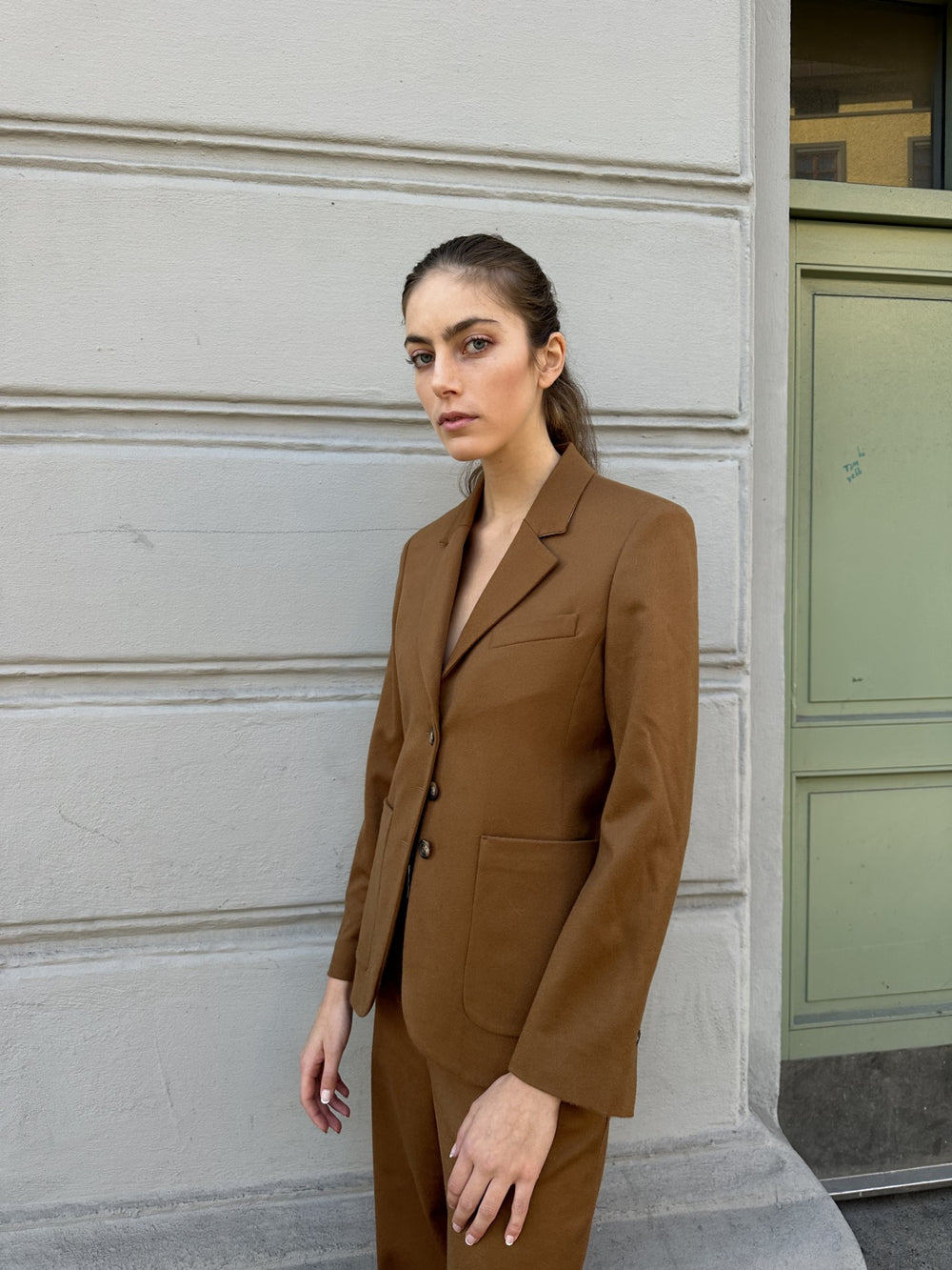 Blazer 4 Wool Camel Re-