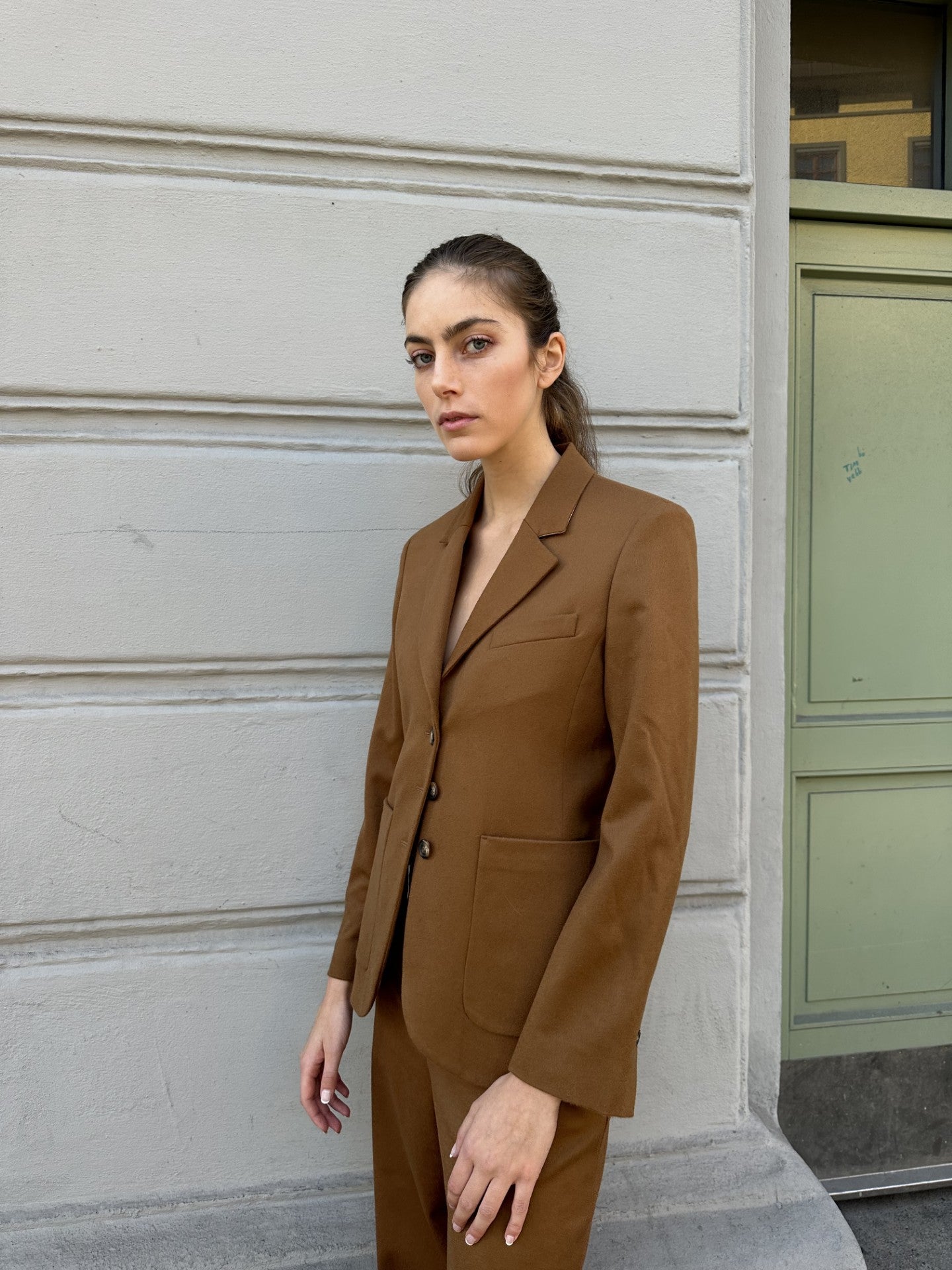 Blazer 4 Wool Camel Re-