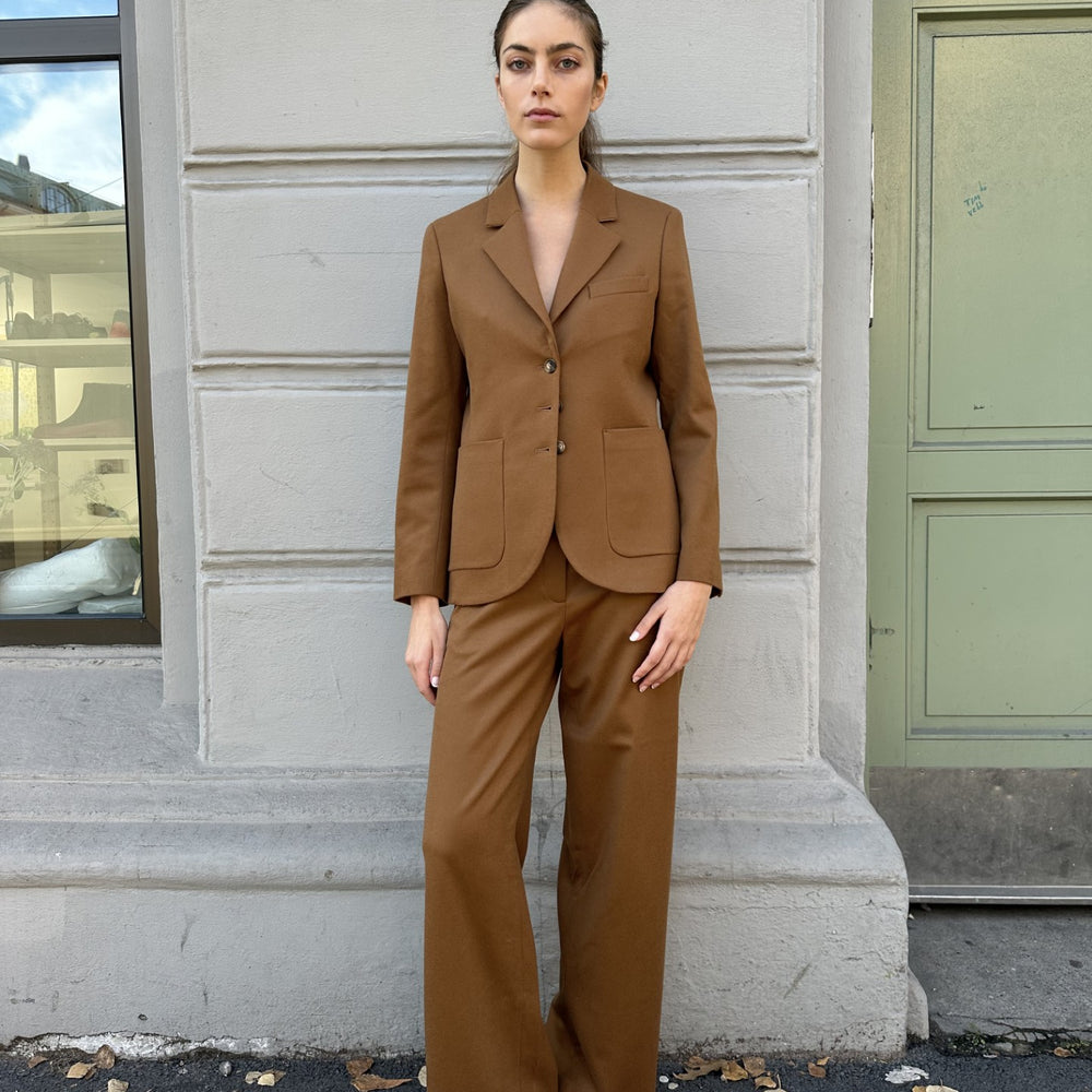 Blazer 4 Wool Camel Re-