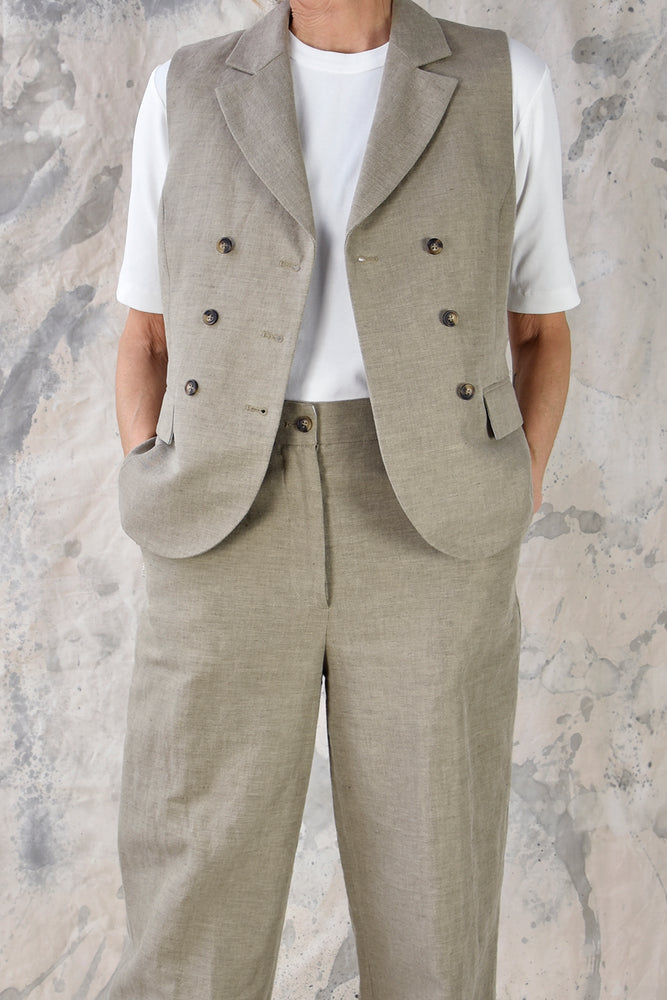 Waistcoat 2 Beige Re-