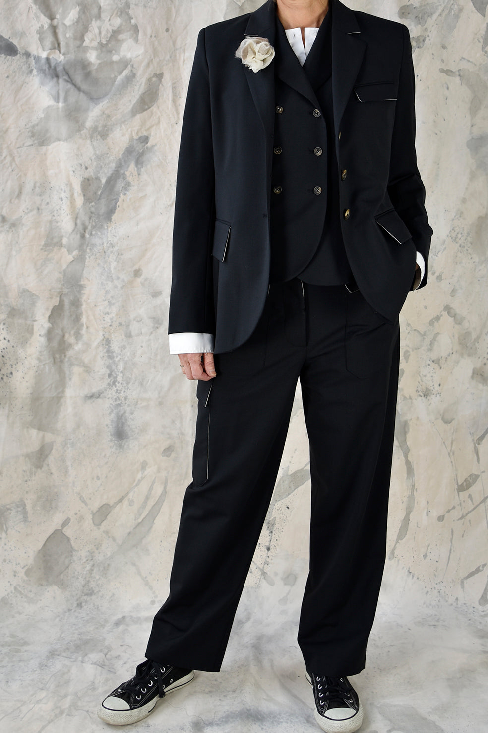 Pant Worker Black Re-