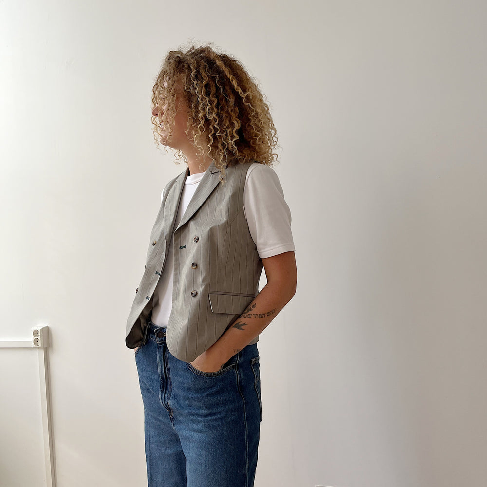 
                      
                        Waistcoat 2 Stripe Re-
                      
                    
