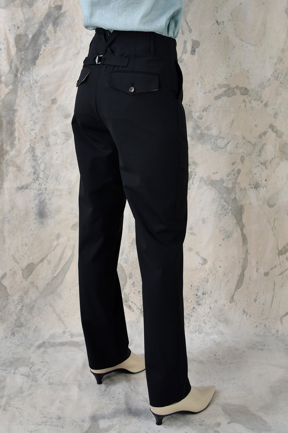Pant Regular Black Re-