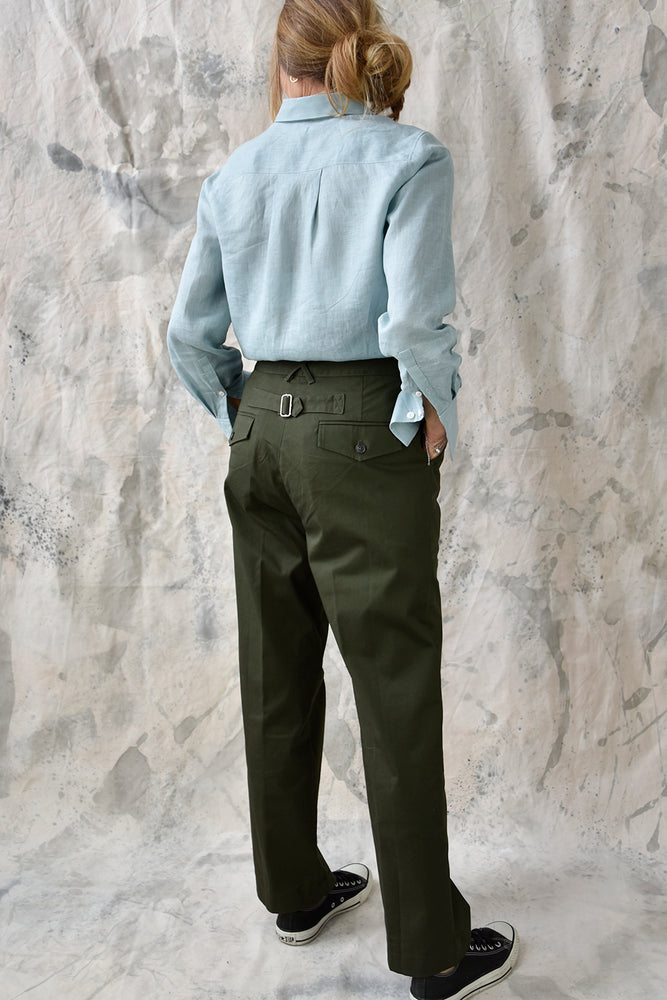 Studio Re- Armyfarget løs chinos