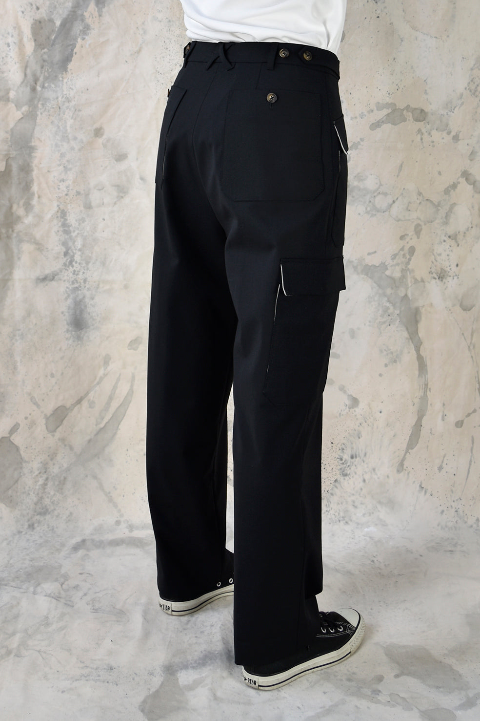 Pant Worker Black Re-