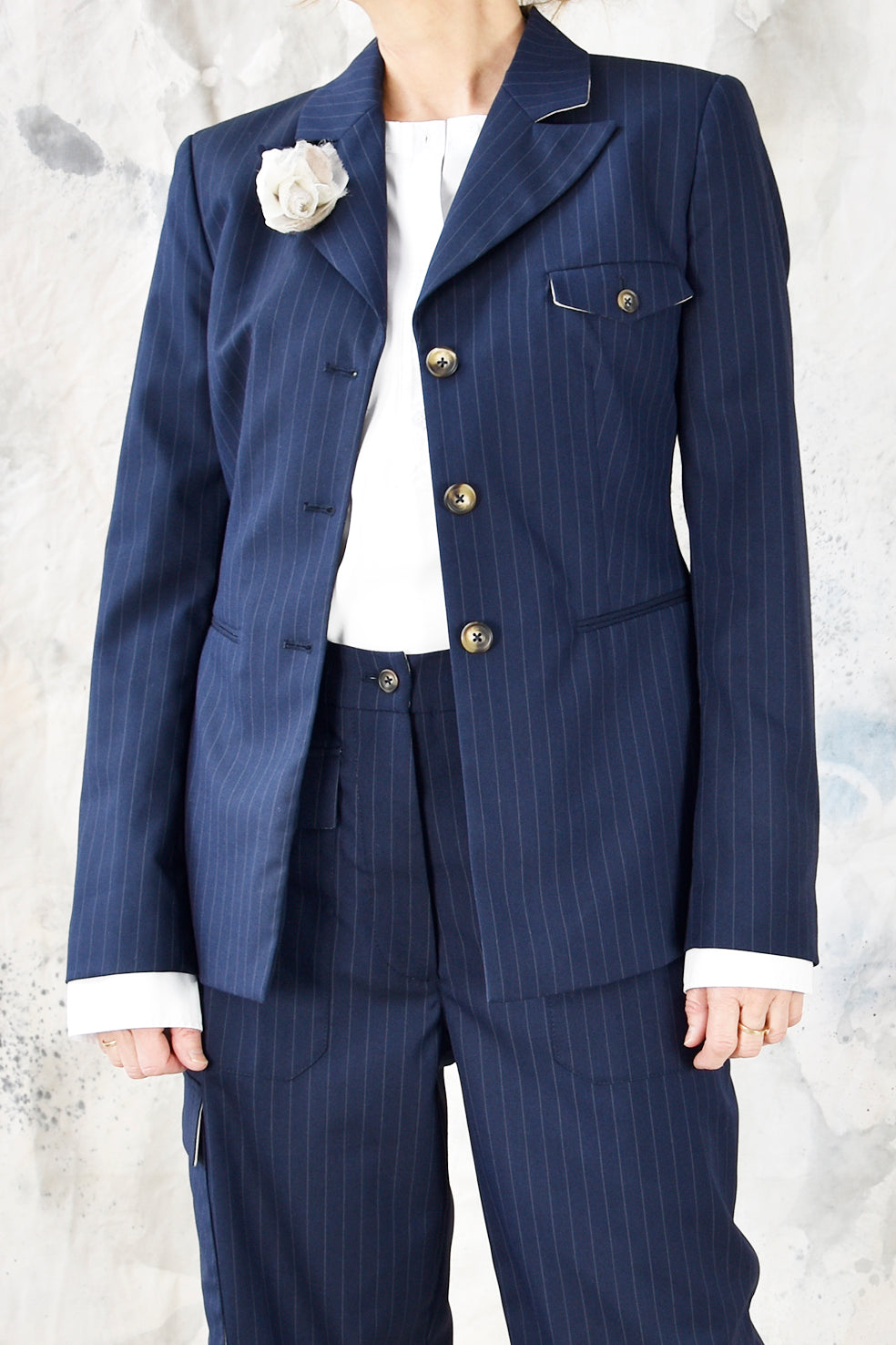 Studio Re- Pinstripe blazer og bukse