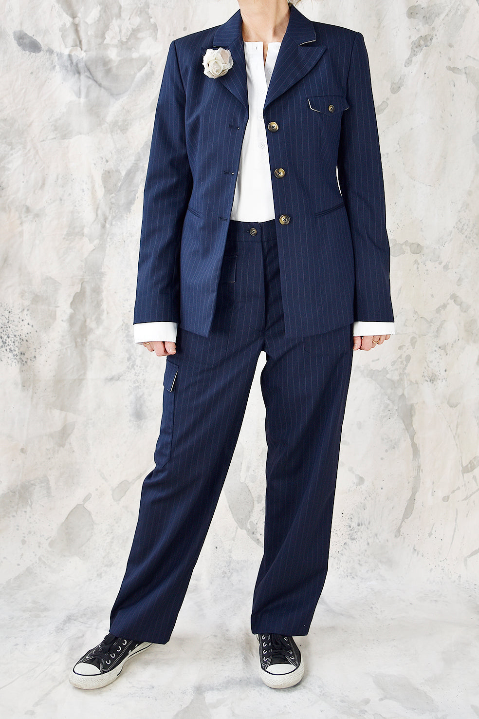 Studio Re- Pinstripe blazer og bukse