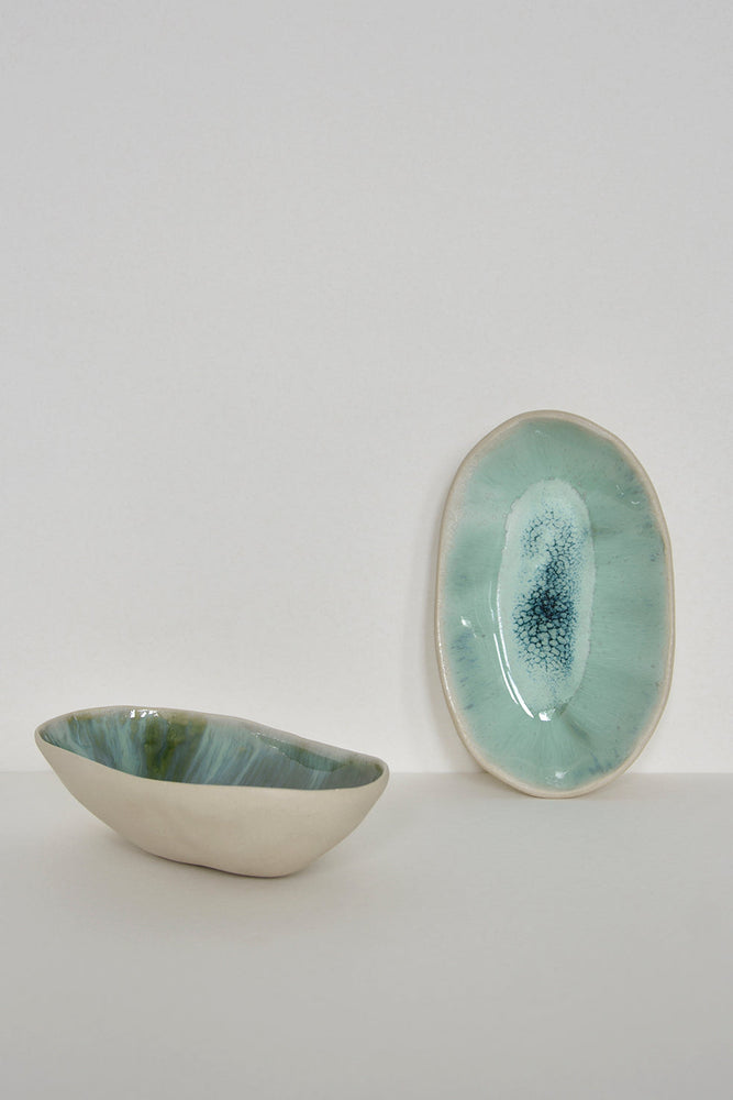 Skål Medium Oval Nordlys