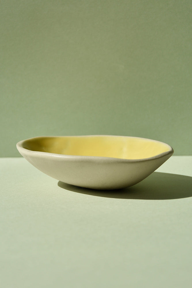 Skål Liten Oval Gul