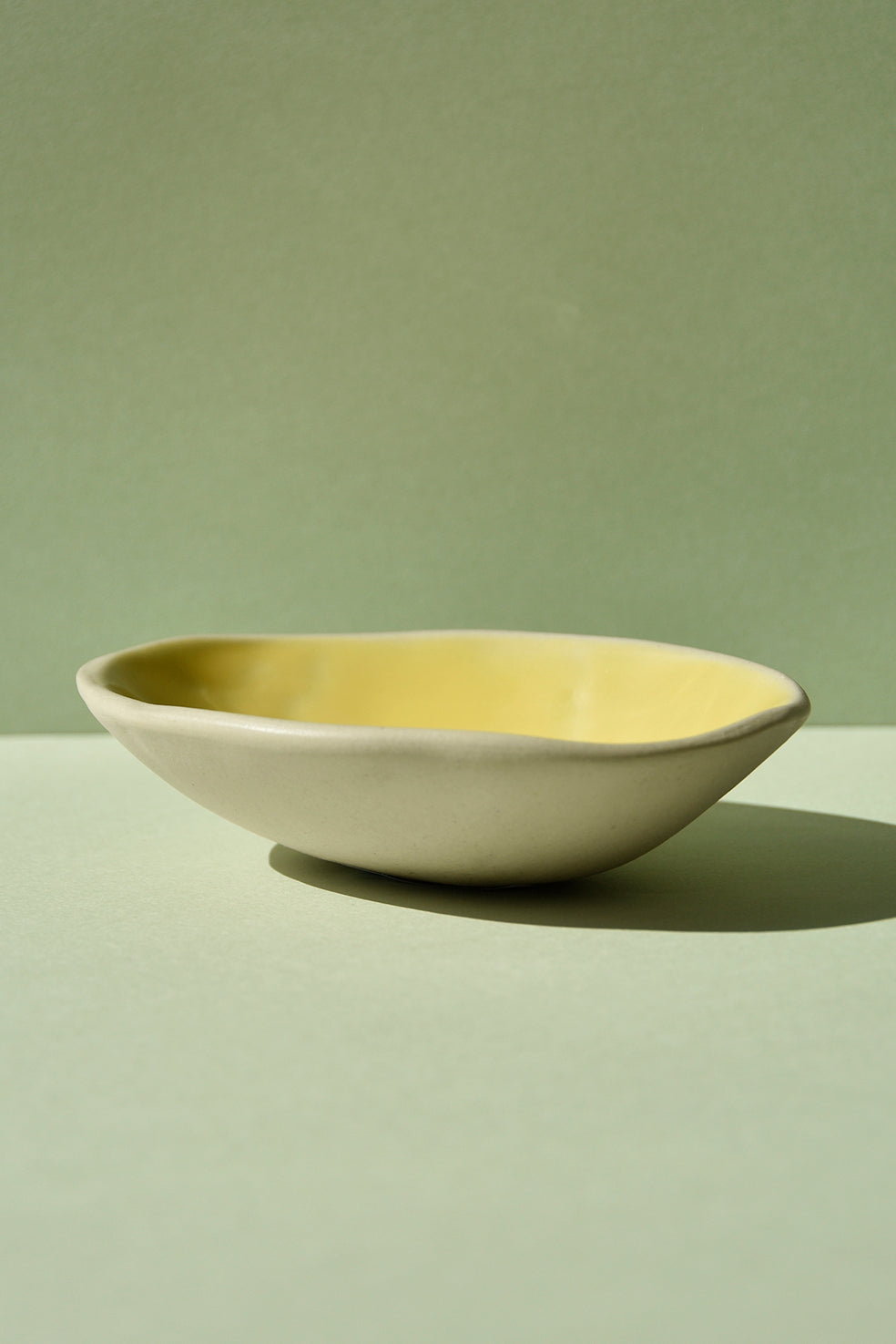 Skål Liten Oval Gul