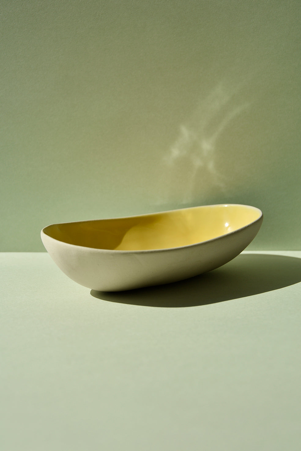 Skål Medium Oval Gul