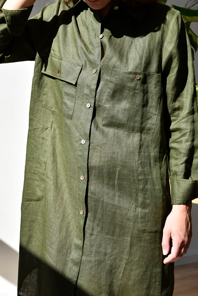 
                      
                        Studio Re- Armygrønn linkjole
                      
                    