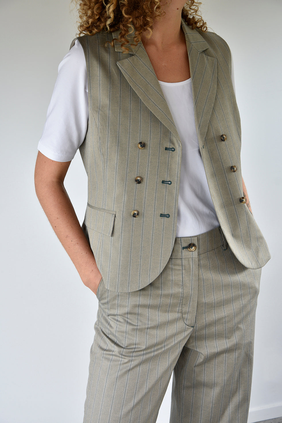 Waistcoat 2 Stripe Re-